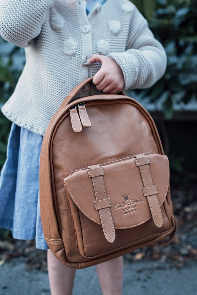 cache Overdreven Heel veel goeds Rugzak Backpack MINI - Chestnut Leather | Elodie